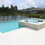 in-ground pool spa combo